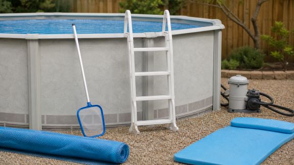 Piscine hors-sol : liste des équipements vraiment indispensables