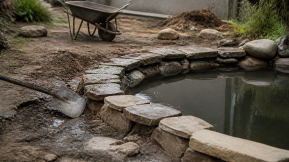 Rehausser ou agrandir un bassin existant : méthodes et conseils
