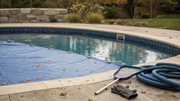 Hivernage piscine : étapes clés pour protéger votre bassin du gel