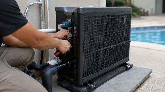 Chauffage piscine : guide d'installation étape par étape d’un réchauffeur électrique
