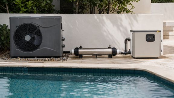 Chauffage piscine : comparatif entre pompe à chaleur, échangeur et réchauffeur