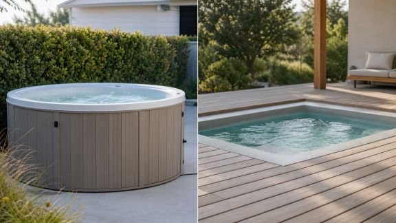 Choisir entre un spa portable et un modèle encastrable : le match