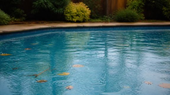 7 erreurs à éviter après une forte pluie pour garder une piscine saine